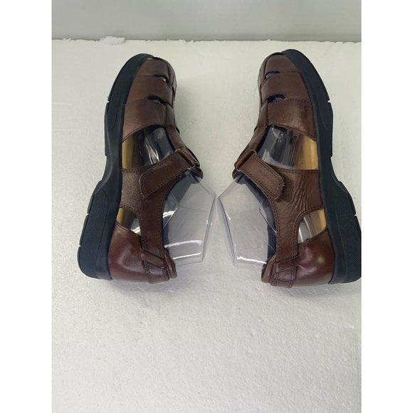 Thom McAn, woman’s size 8 brown sandals, shoe - Picture 11 of 16